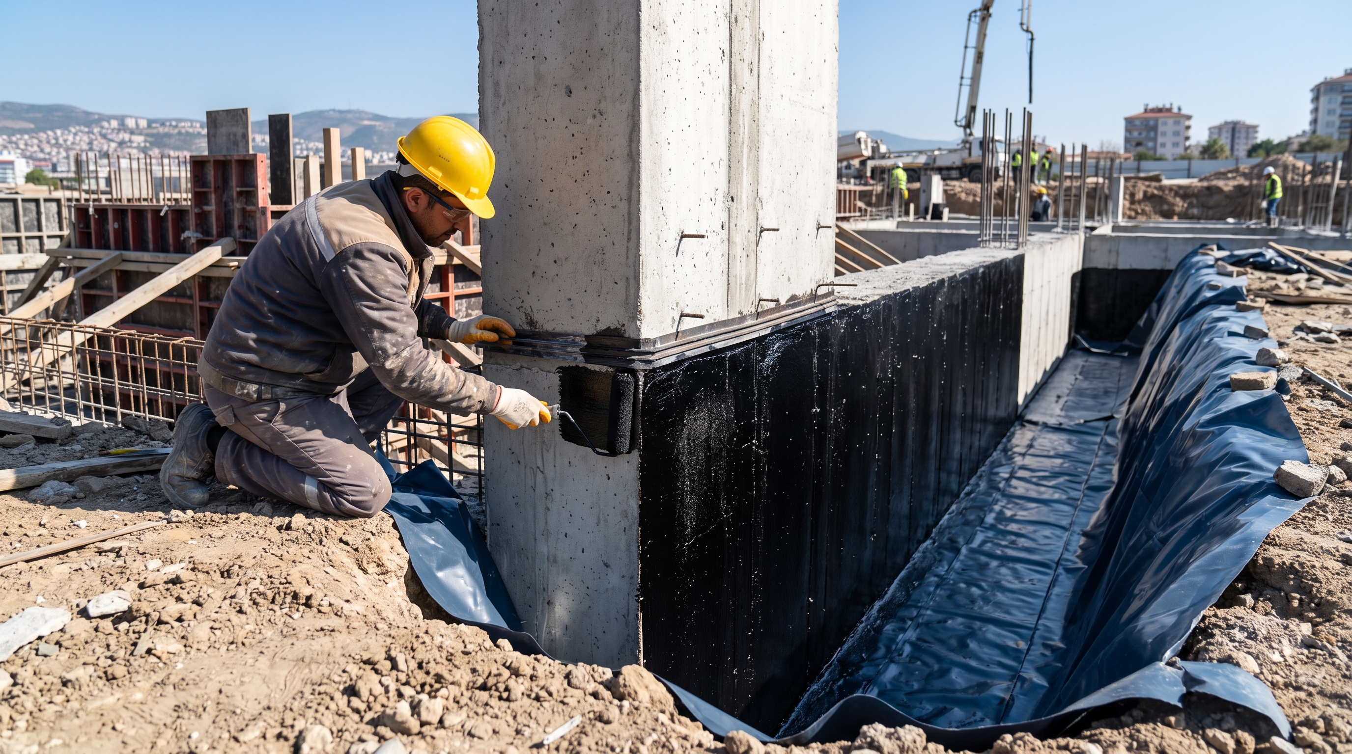 Temel & Perde Beton İzolasyonu